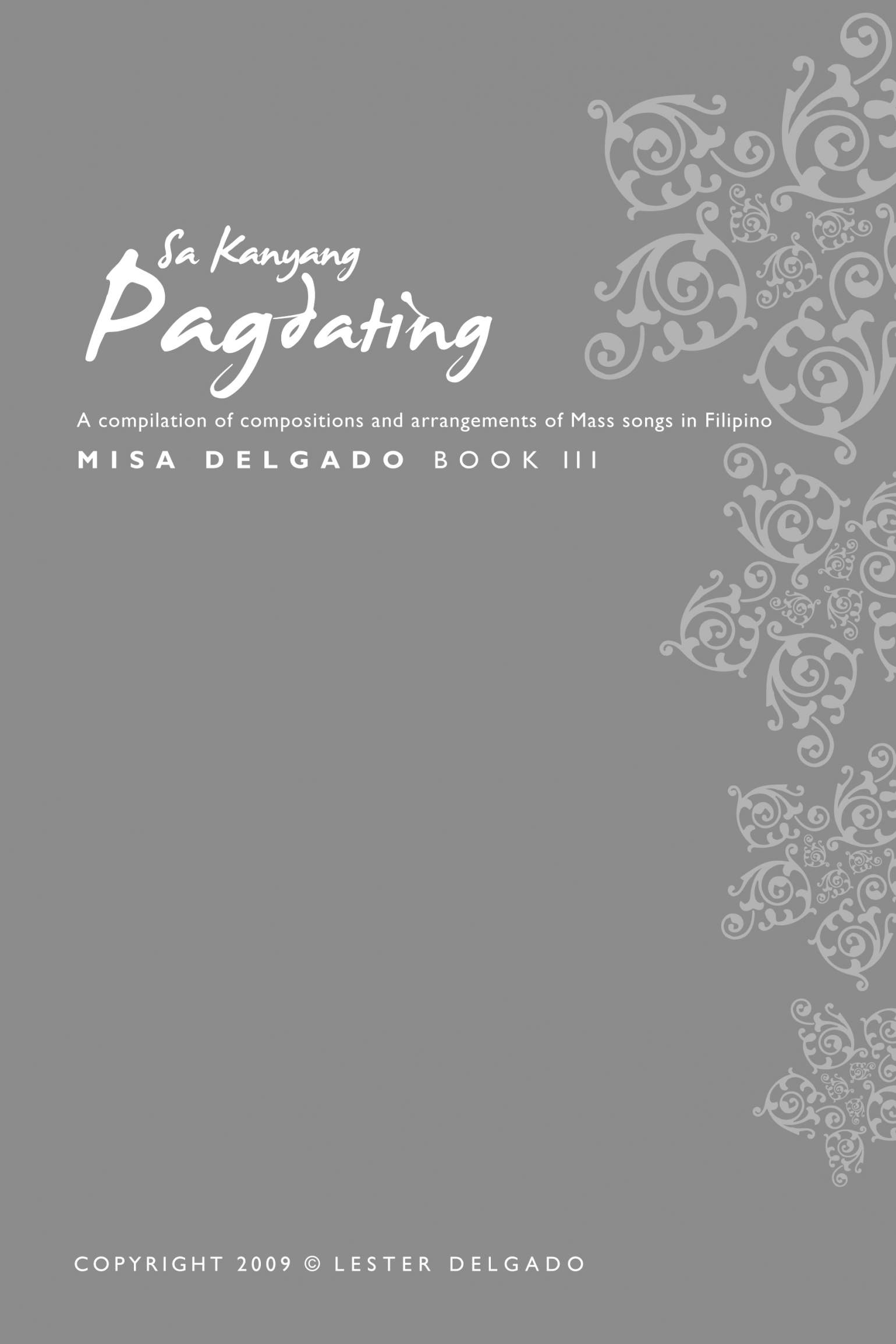 Title Page: Sa Kanyang Pagdating